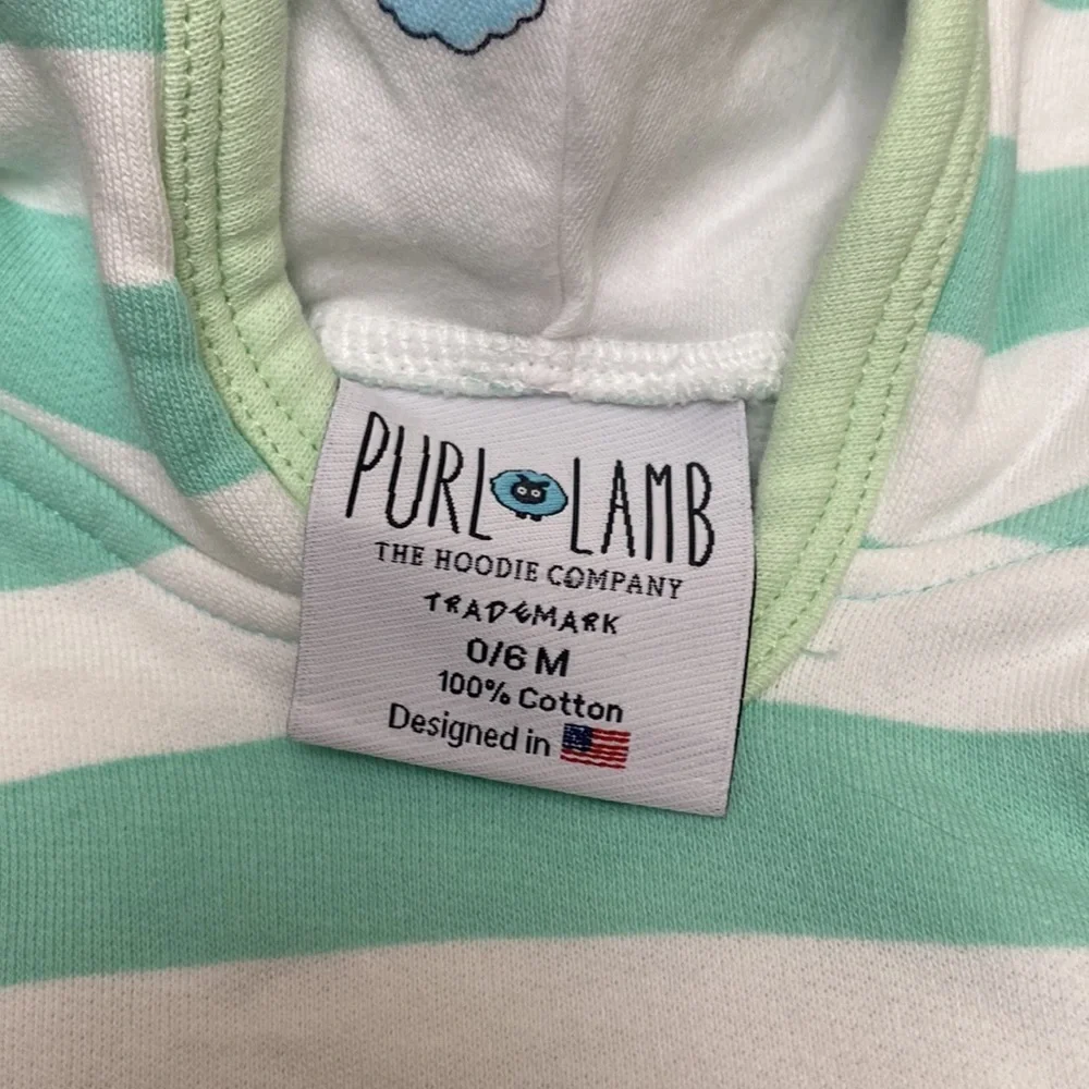Purl Lamb Dinosaur Hoodie one-piece summer Romper Cotton 0-6 months